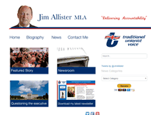 Tablet Screenshot of jimallister.org